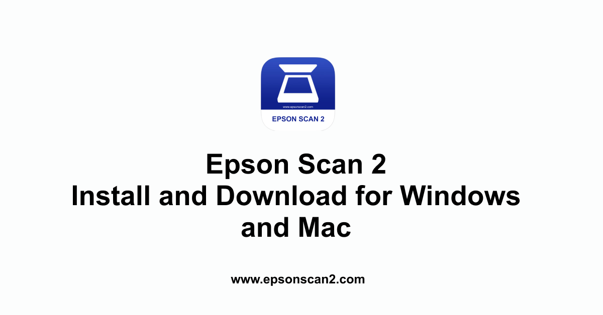 Epson-Scan 2